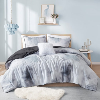 Ensembles de literie Dreamy Watercolor avec édredon hypoallergénique, style moderne