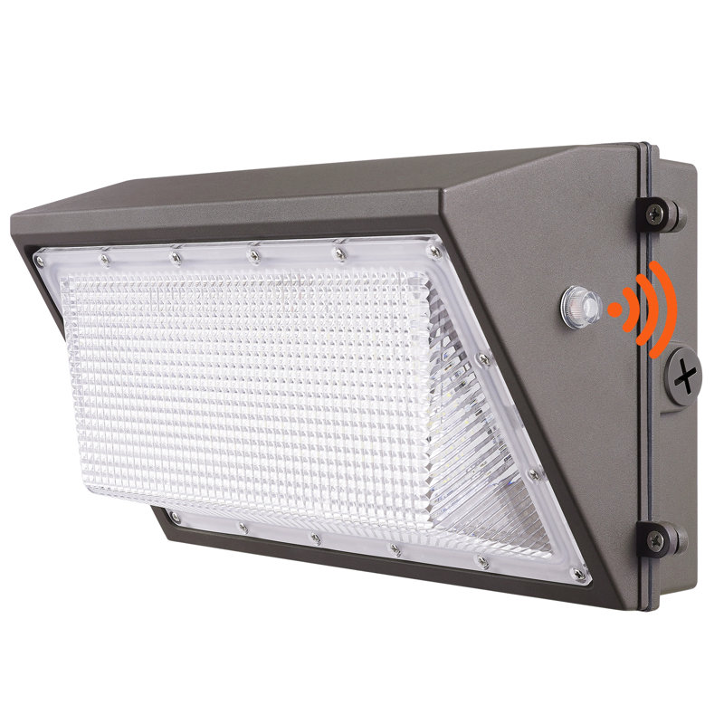 Gray LED Hardwired Dusk to Dawn Outdoor Security Lights Set
