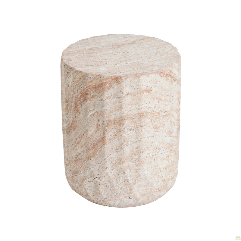 Outdoor/Indoor Lightweight Concrete Side Table