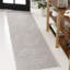 Tapis intérieur / extérieur gris foncé / crème Donatienne Curve-40446932
