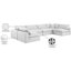 Canapé modulaire 6 pièces rembourré-87149762