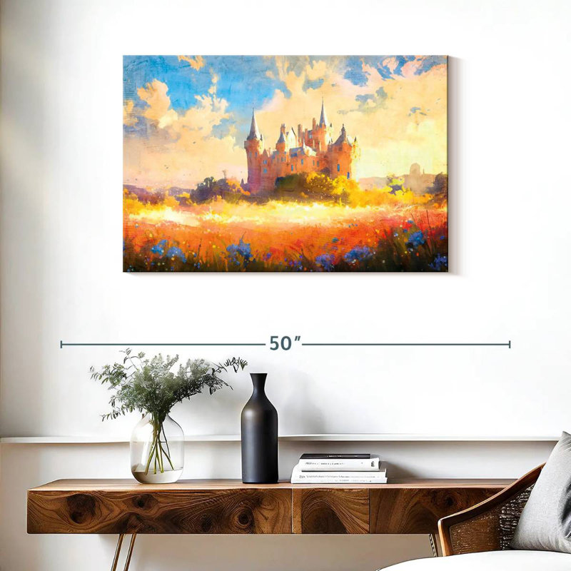 Ashelle Dreamy Castle Blooms, H 24 po x l 36 po
