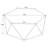 Athena Natural Hexagonal Top Coffee Table