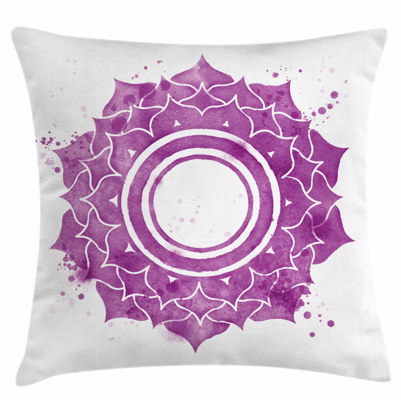Housse de coussin décoratif intérieur / extérieur Chakra