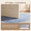Tapis de terrasse moderne à poils courts, effet vieilli, aquarelle abstraite, bleu, gris, or, crème, ivoire, lavable à la machine, antidérapant, adapté à l'intérieur et à l'extérieur, pour salon, chambre, salle à manger, entrée, couloir, bureau.-1008094899