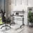 Rolling Writing Desk with Height Adjustable Desktop and Moveable Shelf-42198071