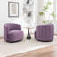 Fauteuil demi-tonneau pivotant Stanford-1183807964