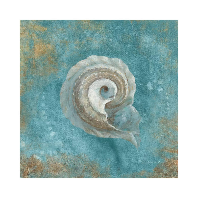 Treasures from the Sea III 1 Piece Wall Art on Canvas, 66.04 cm H x 66.04 cm W, Wrapped Canvas