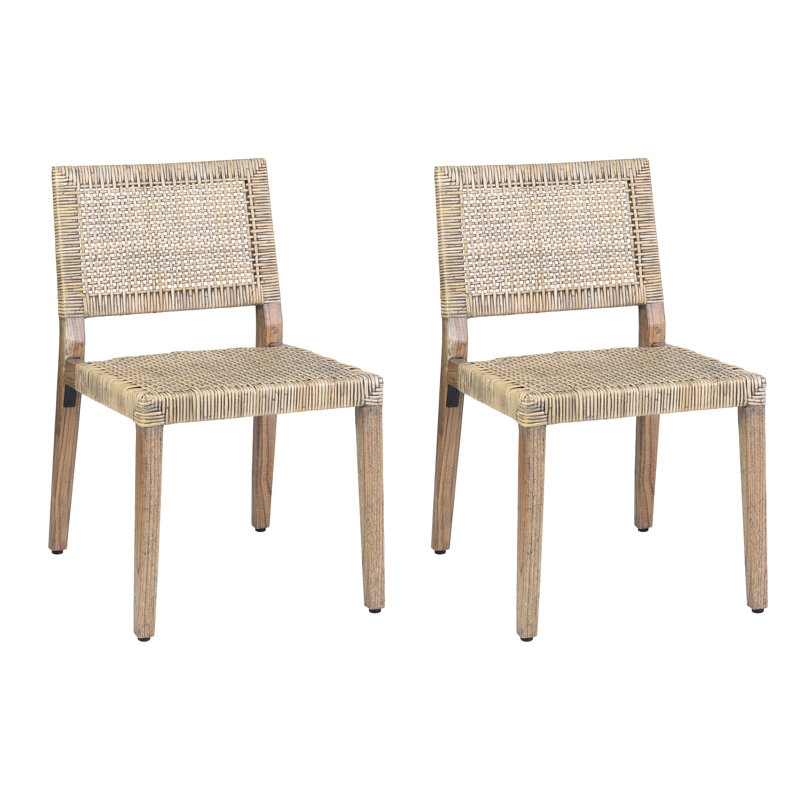 Chaise d'appoint Alani en brun naturel