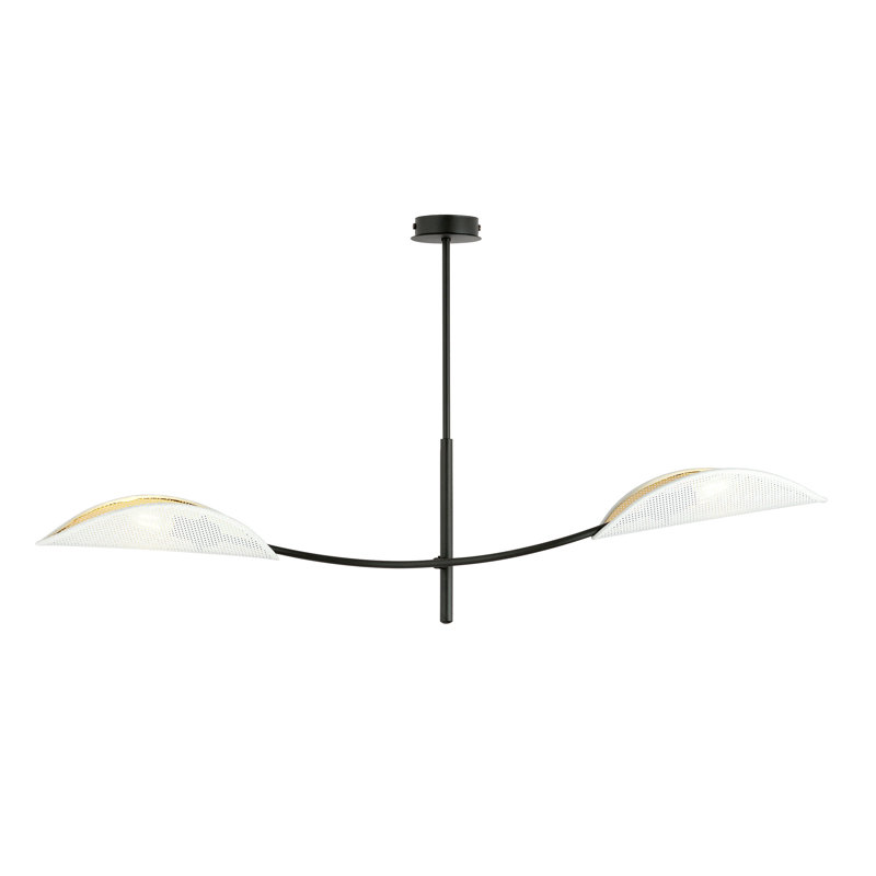 Wildhollow 2 - Light Chandelier, White/Gold