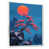 White Floater Framed Canvas