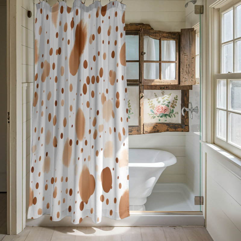 Rustic Drips - Premium Shower Curtain, 74" H x 71" W