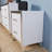 White 3-piece Set, Dressing Table And Two Bedside Tables With Metal Handles And Mirror Decoration, Elegant And Subtle