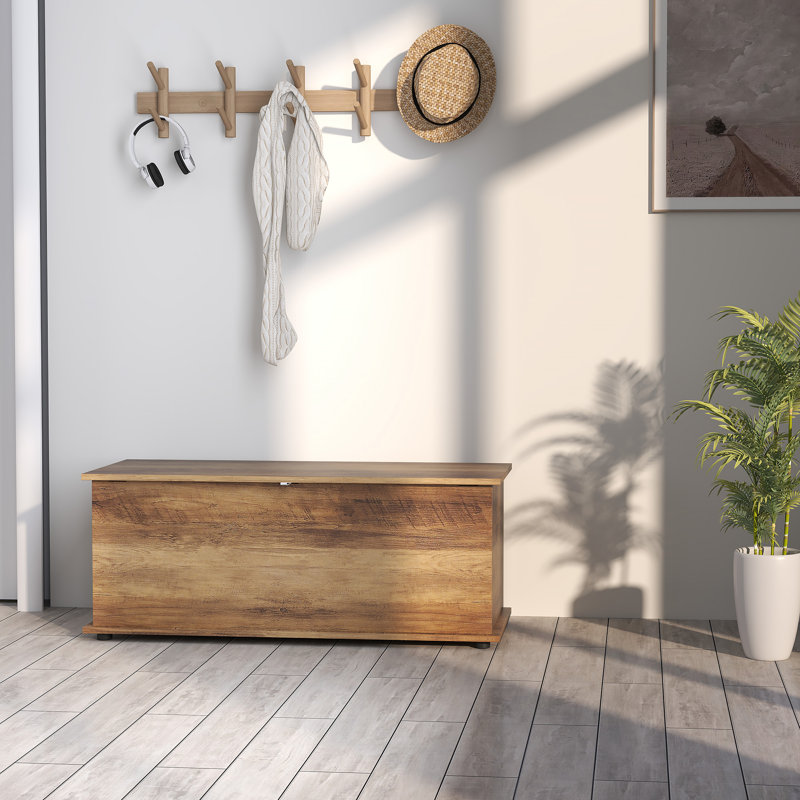 Almerton Blanket Chest, Grey Wood Grain