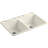 Deerfield 33" L x 22" W Double Basin Drop-In Kitchen Sink with Accessories-13237461-19195777