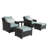 Fionnula 15 - Person Patio Conversation Set with Cushions-1072444126