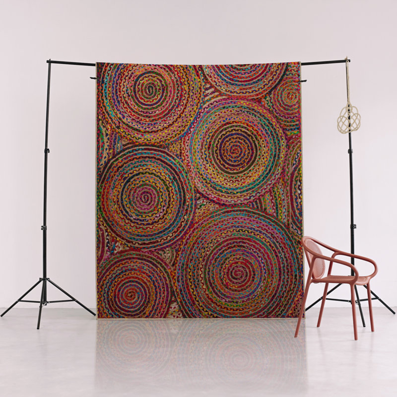 Tapis décoratif moderne multicolore à motif géométrique abstrait, Tapis de couloir 3 pi 3,37 po x 9 pi 10,11 po