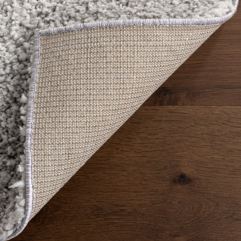 Kerra Transitional Solid Area Rug, Rectangle 4' x 6'