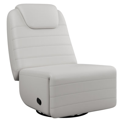 32.9 Wide Modern Comfortable Swivel Rocker and Glider Recliner Manual Recliner