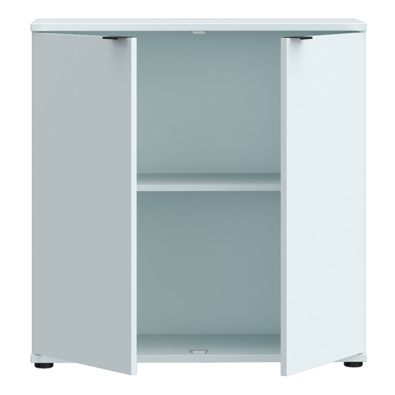 Ganymede 2 Door Cupboard, Light Grey