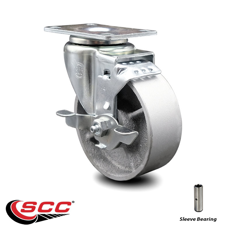 Roulettes de service de remplacement pour roulettes Colson 2.04256,12 MTG27 BRK1