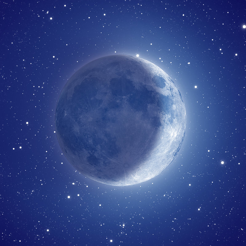 The Moon by Robin_Hoood - Print, 91cm H x 91cm W
