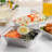 Ecoquality 1Lb Oblong Aluminum Take-Out Baking Pans (100)