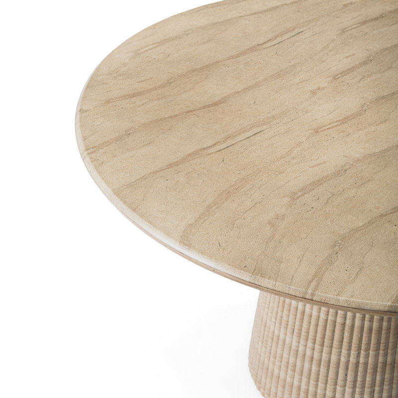 Table de salle à manger Maddox Warm Travertine