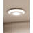 Offset Glass LED Flush Mount-107097564-68866443
