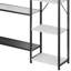 160cm W Metal Standard Bookcase-1684167249