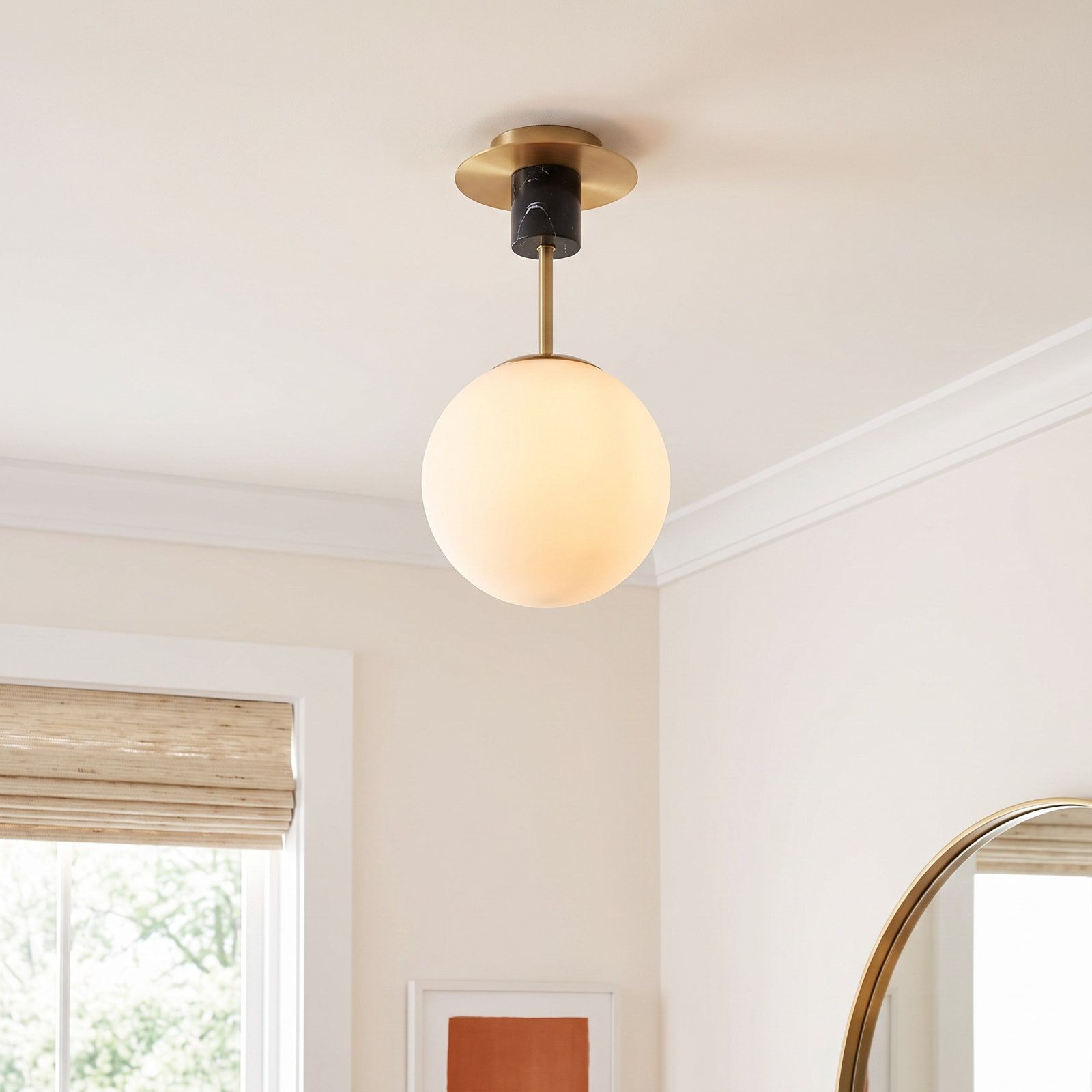 Drake Single Light Semi Flush Mount