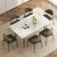 Ensemble de table de salle à manger extensible 62,9 "à 94,4", facile à assembler-1468728412-1468571724