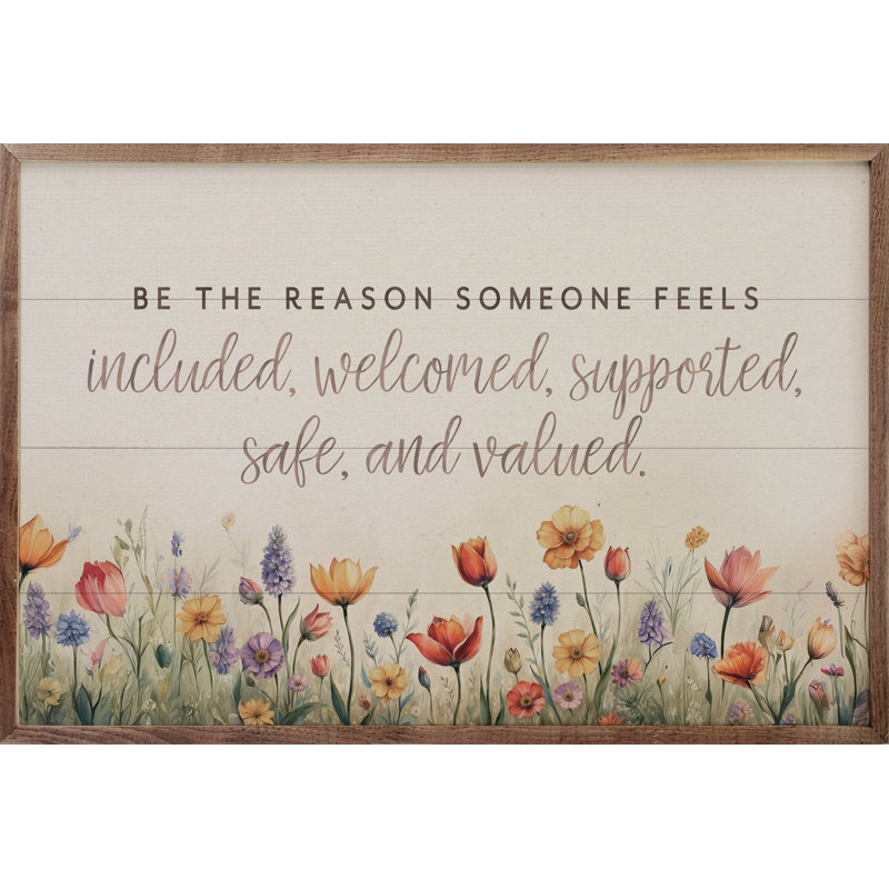 Be The Reason, 5" H x 8" W