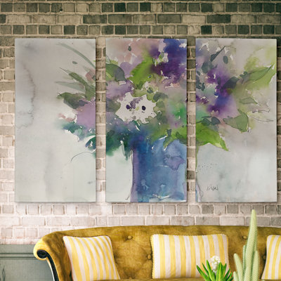 3 pièces, reproduction sur toile