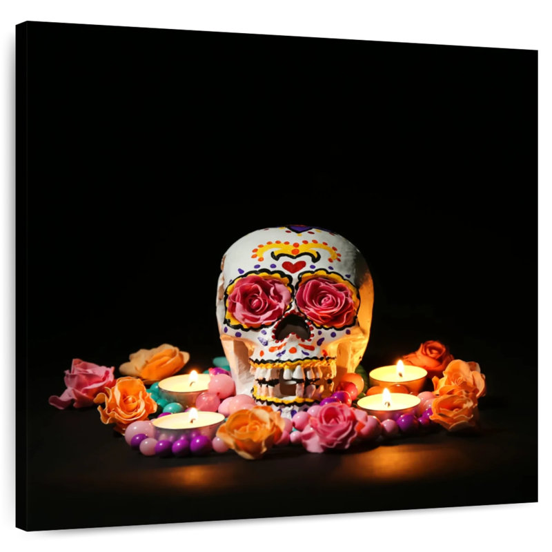 Lelend Dia De Los Muertos, H 10 po x l 10 po