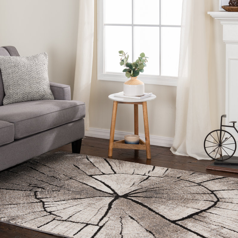 Abstract Indoor Rug, Rectangle 9'10" x 12'10"