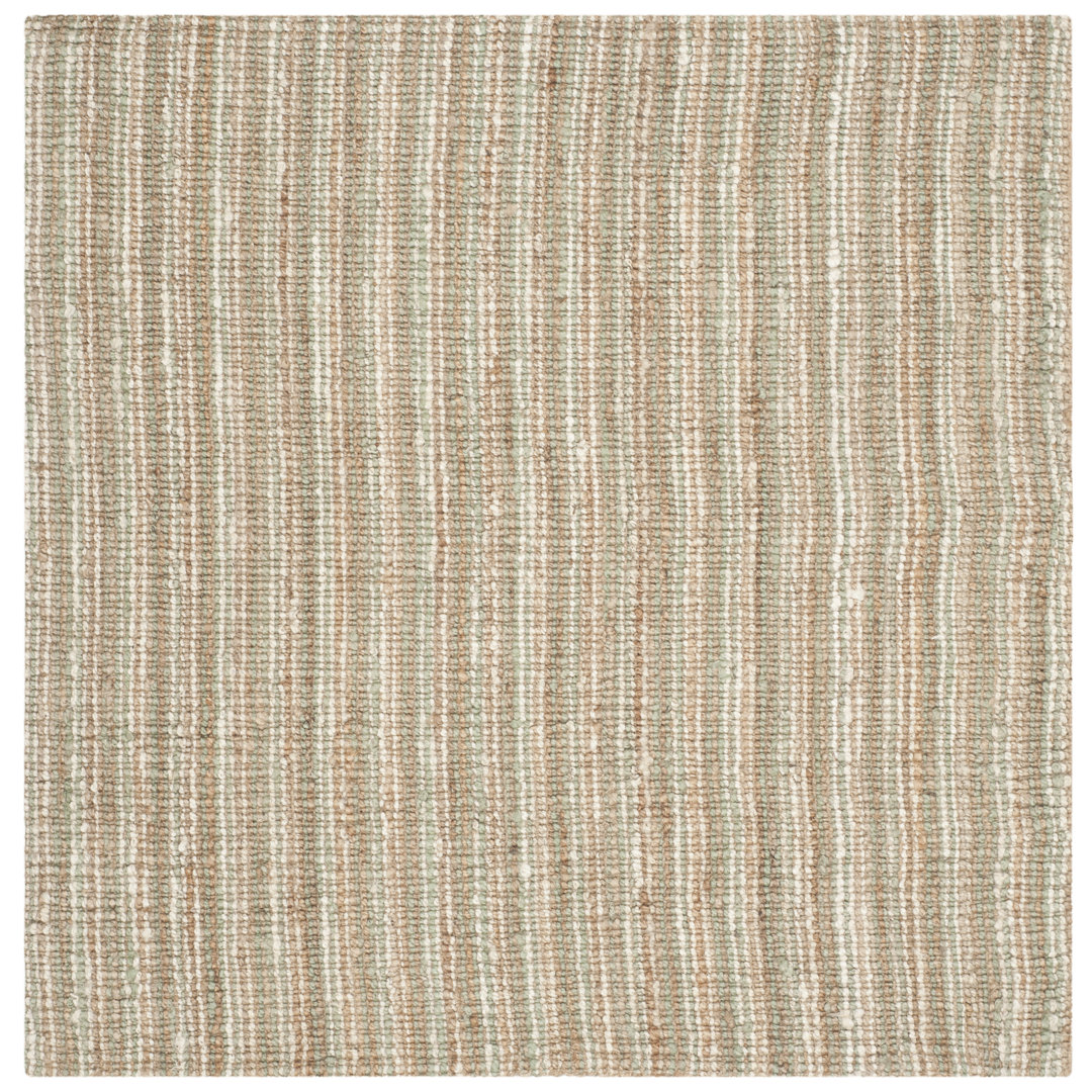 Natural Fiber Jutara Handwoven Area Rug in Sage & Brown