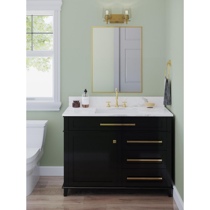 Funda 2 - Light Dimmable Vanity Light, Vintage Brass
