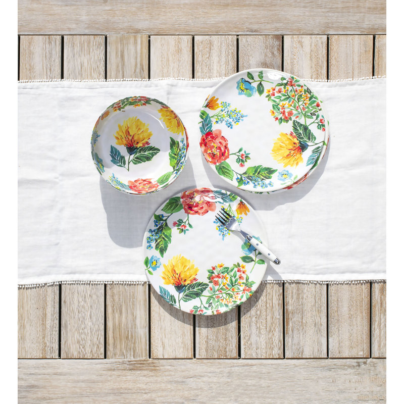 Assiette plate en mélamine 10,5 po Leblanc