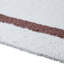 Tapis pour salle de bain réversible 100% coton Widman, doux et super absorbant, lavable à la machine pour la douche, la baignoire et le lavabo, rond 30 po, blanc / rose-82948862-125242239