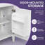 Ensemble de meuble-lavabo avec 4 tiroirs 2 portes et tablettes réglables Highworth-2055598056