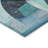 Machine Washable Indoor/Outdoor Xhevrie Teal Rug-1549466149