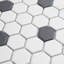 Gotham Hexagon 1" x 1" Porcelain Mosaic Tile