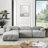 Modular Sectional Sofa, Button Tufted Designed And DIY Combination, L Shaped Couch With Reversible Ottoman-857579449