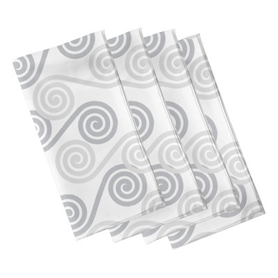 Cleatus Polyester Geometric Square Napkin