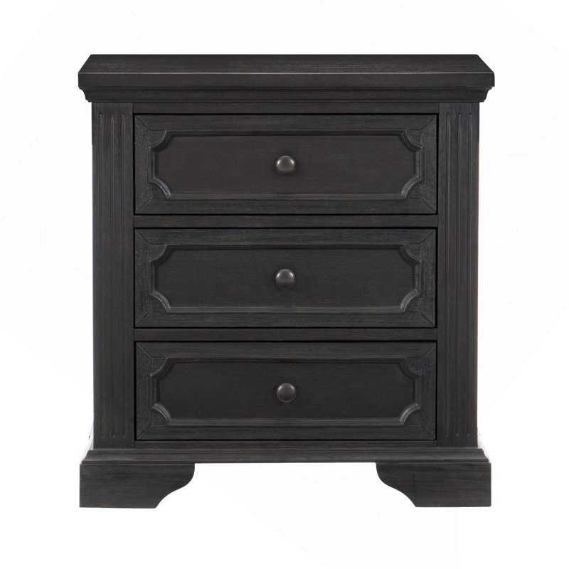 Table de chevet 3 tiroirs Traditional Design