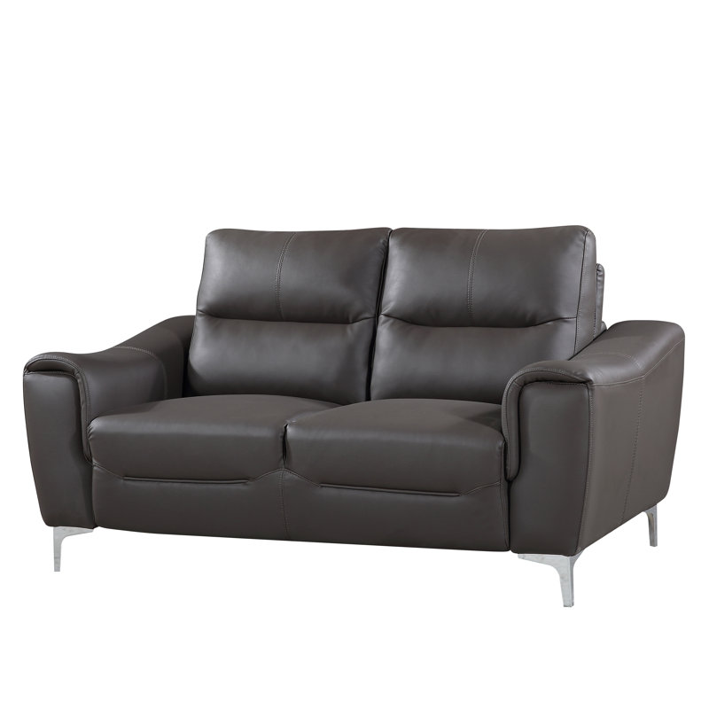 Malissa 63.5'' Faux Leather Loveseat