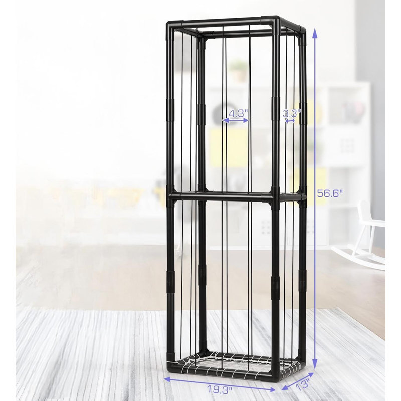Rangement pour peluches, genre zoo, gain de place, organisateur en PVC pour peluches
