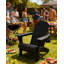 Chaise Adirondack pliante, chaises Adirondack en plastique texturé en bois avec porte-gobelet, chaise de foyer d'extérieur en PEHD résistant aux intempéries, chaises de patio pour le jardin, la cour, la terrasse, 380 lb-1242220429
