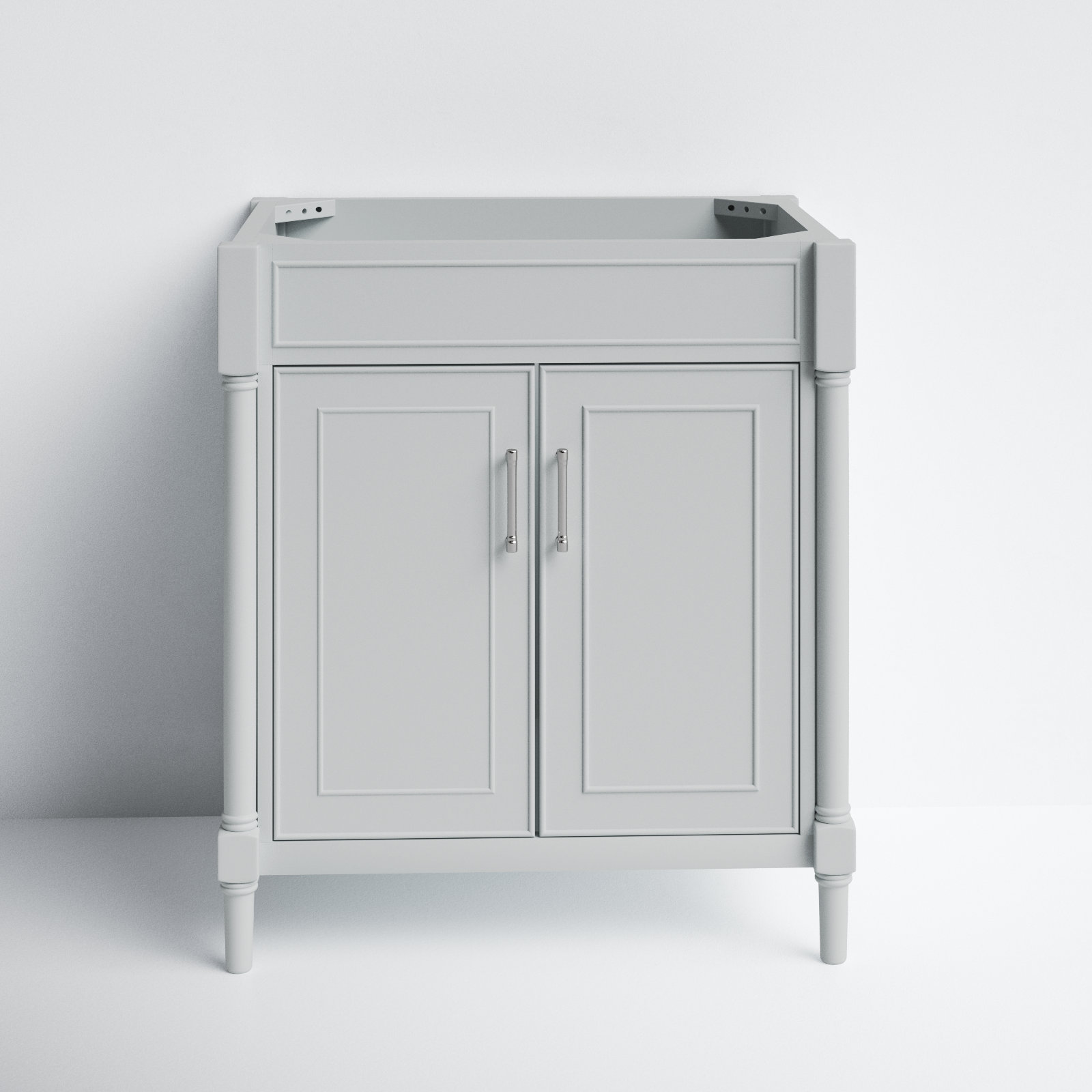 Addison 30'' Single Bathroom Vanity Base, Light Gray